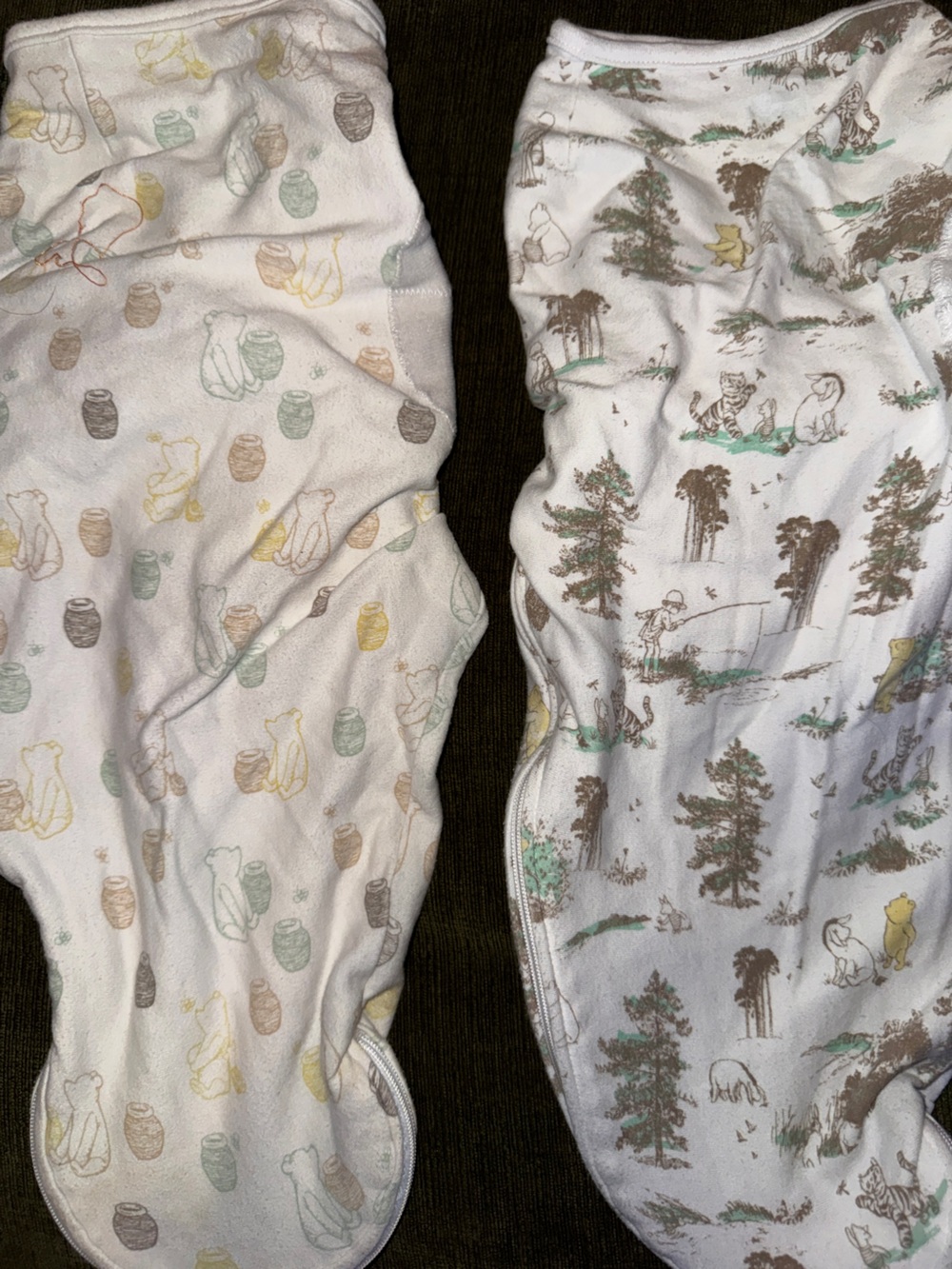 Set of 2 Disney Baby Winnie The Pooh Swaddles - Picture 2 of 3